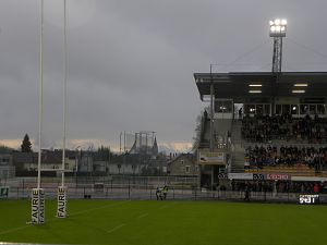 Après une pluie continue et intense durant une heure, la météo offre une acalmie durant la seconde période entre le CA Brive et l'US Oyonnax