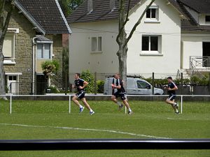 Fabien Sanconnie, Peet Marais et Damien Lavergne poursuivent leur travail physique pour une reprise future suite à leurs blessures respectives