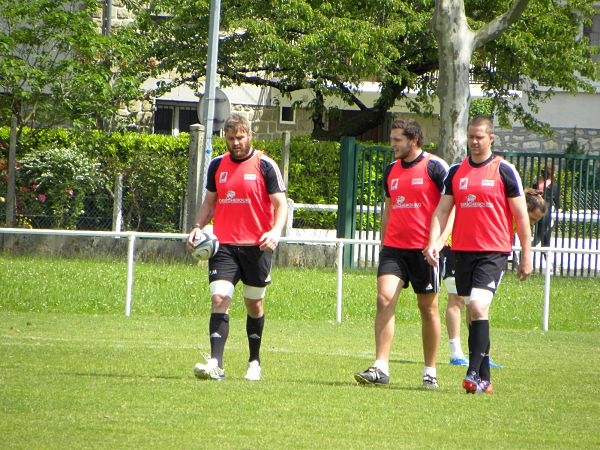 Johan Snyman et Wilhelm Steenkamp encadrent cette semaine Jan Uys, jeune joueur en provenance de Pau