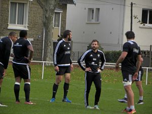 Arnaud Méla et Jean Baptiste Péjoine ont commencé leur préparation pour recevoir Pau samedi lors de la douzième journée de Top 14