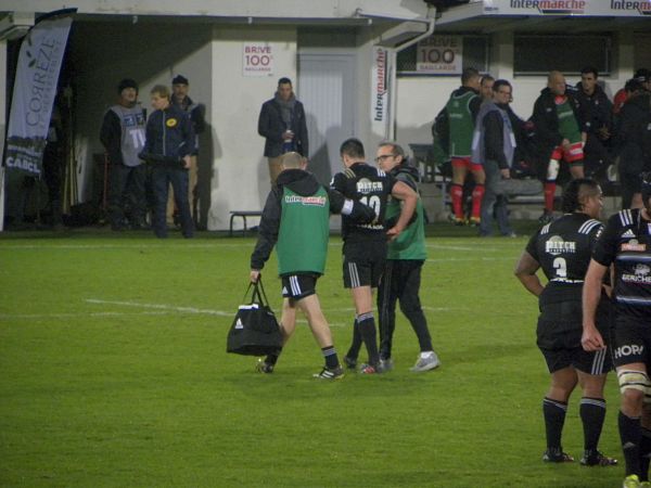 Blessé contre le LOU Rugby, Nicolas Bezy sera absent pour le CA Brive pour une durée estimée de 4 semaines