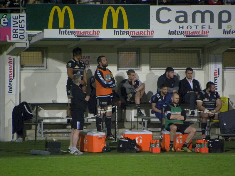 Touché à l'épaule face à Toulouse, l'ailier du CA Brive Guillaume Namy va manquer plusieurs semaines de compétition