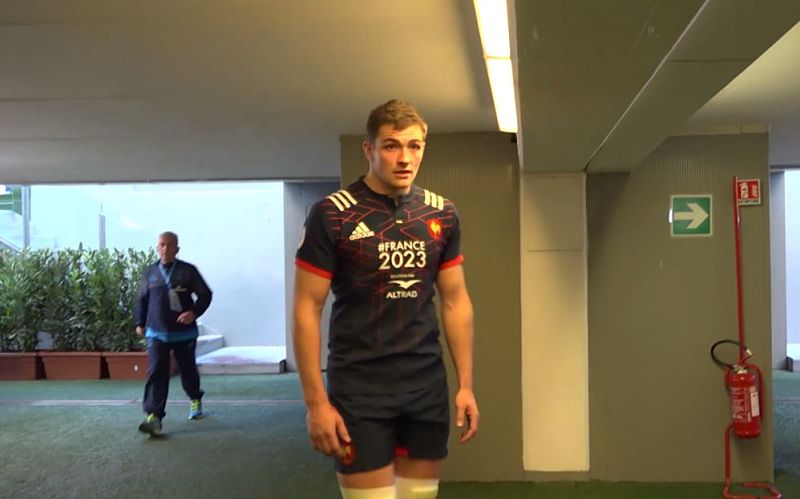 Match plein pour le joueur du CA Brive Fabien Sanconnie qui vient de vivre sa première sélection avec le XV de France lors d'un déplacement en Italie dans le cadre du tournoi des 6 Nations