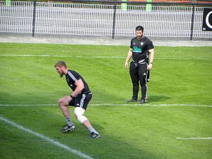 Le deuxième ligne du CA Brive Peet Marais reprend l'entrainement physique et se rapproche d'un retour au jeu