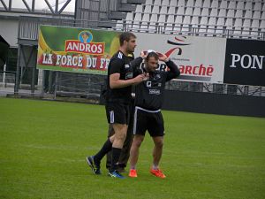 Julien Ledevedec et Arnaud Mignardi participent à une campagne publicitaire de la sécurité routière