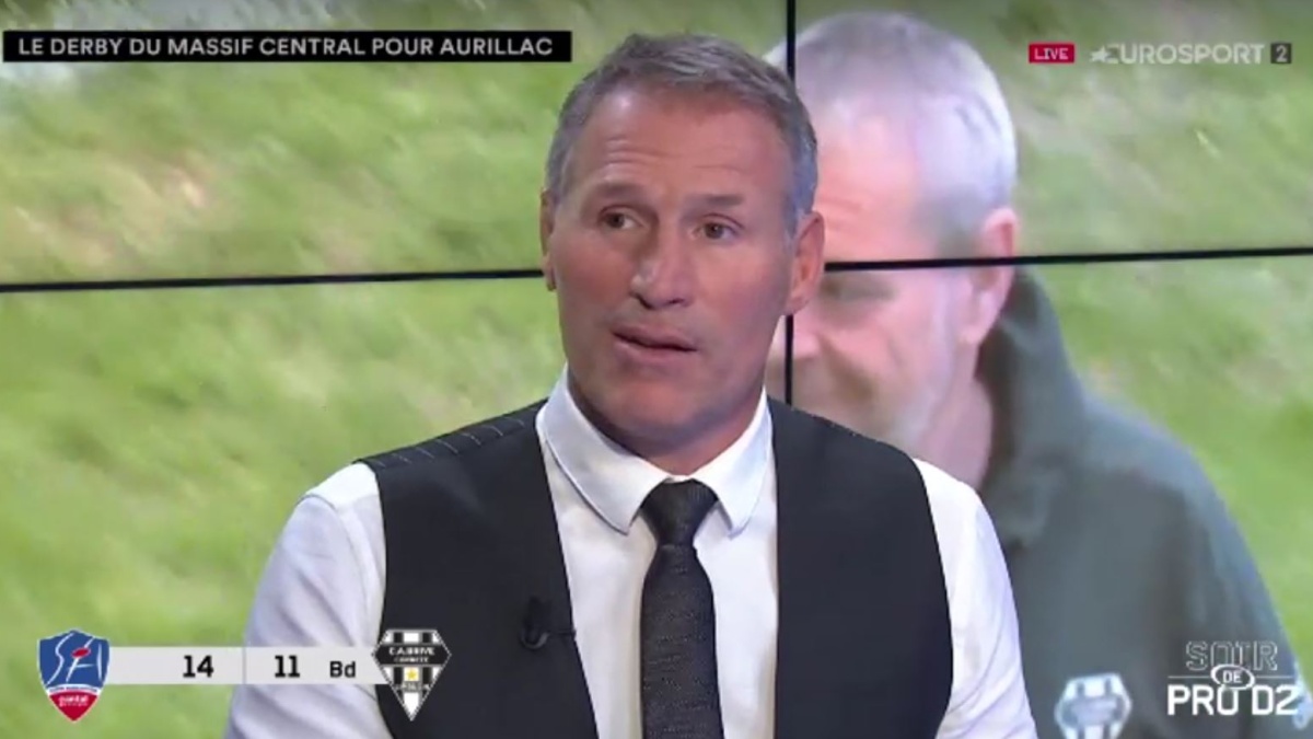 Olivier Magne réagit après la défaite de Brive à Aurillac 14 à 11 pour la J27 de Pro D2