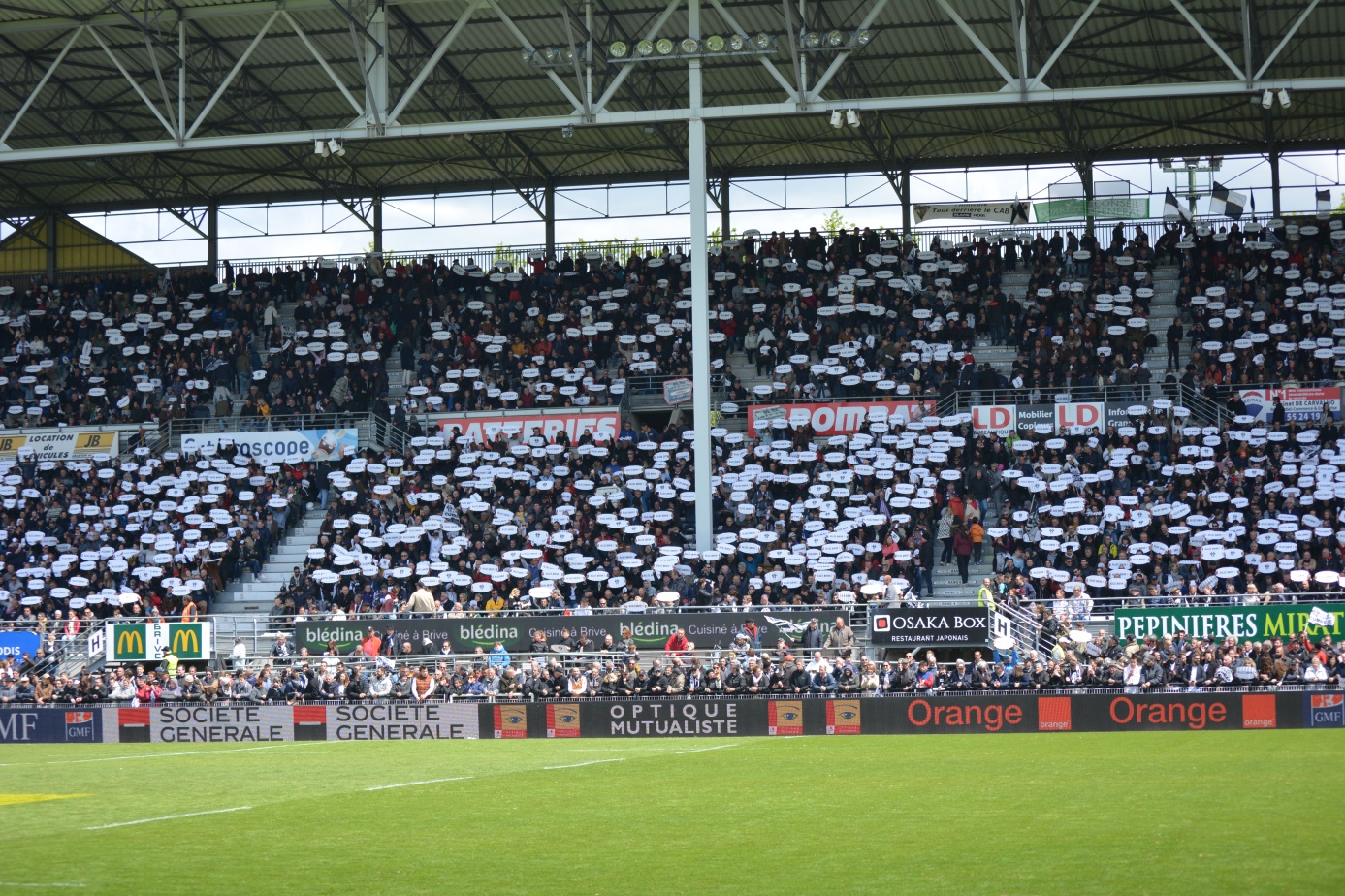 Ambiance supporters Brive Bayonne